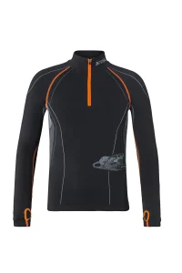 Werkshirt, lange mouw, ADVANCE, maat M, zwart
