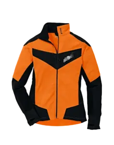 Fleecejack, DYNAMIC, maat M, fluo-oranje