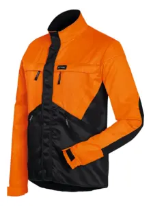 Jack, DYNAMIC, maat S, antraciet/refl. oranje