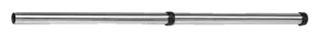 Verlengbuis, 2-delig, kunststof, Ø 50 mm, 500 mm
